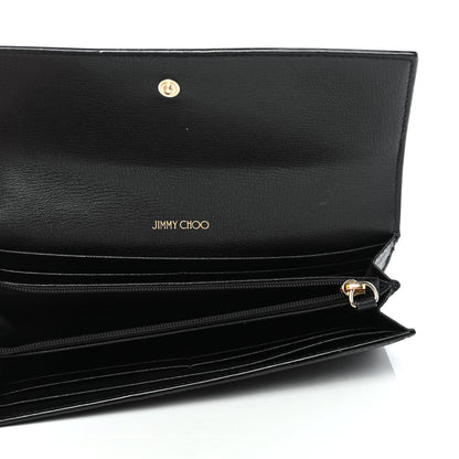 Jimmy Choo Calfskin Martina Continental Wallet Black 4 of 4