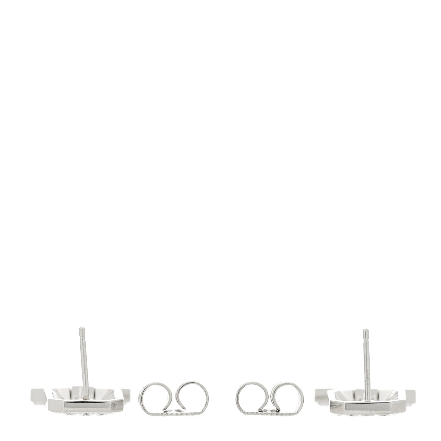 Platinum Diamond Medium Links Earrings