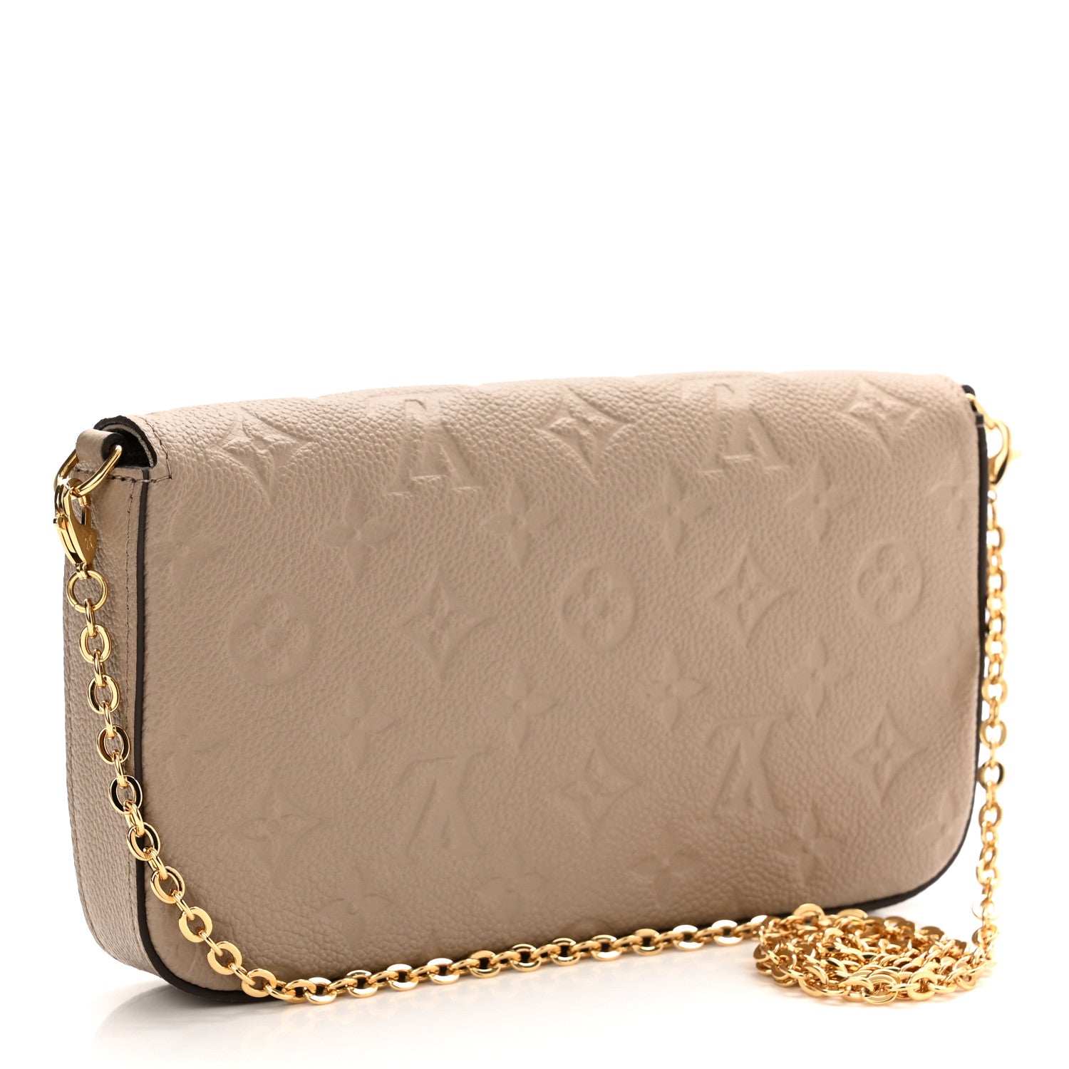 Louis Vuitton Empreinte Pochette Felicie Chain Wallet Tourterelle 4 of 11