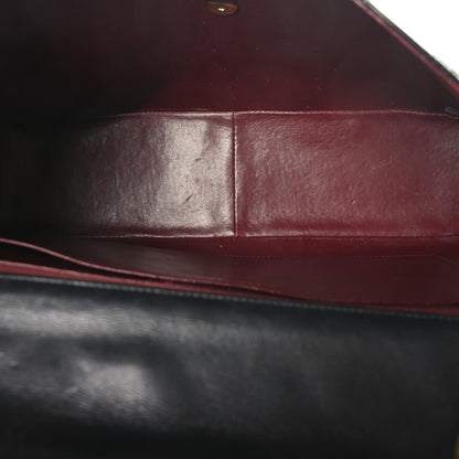 Chanel Lambskin Quilted XL Jumbo Single Flap Black 5 of 10
