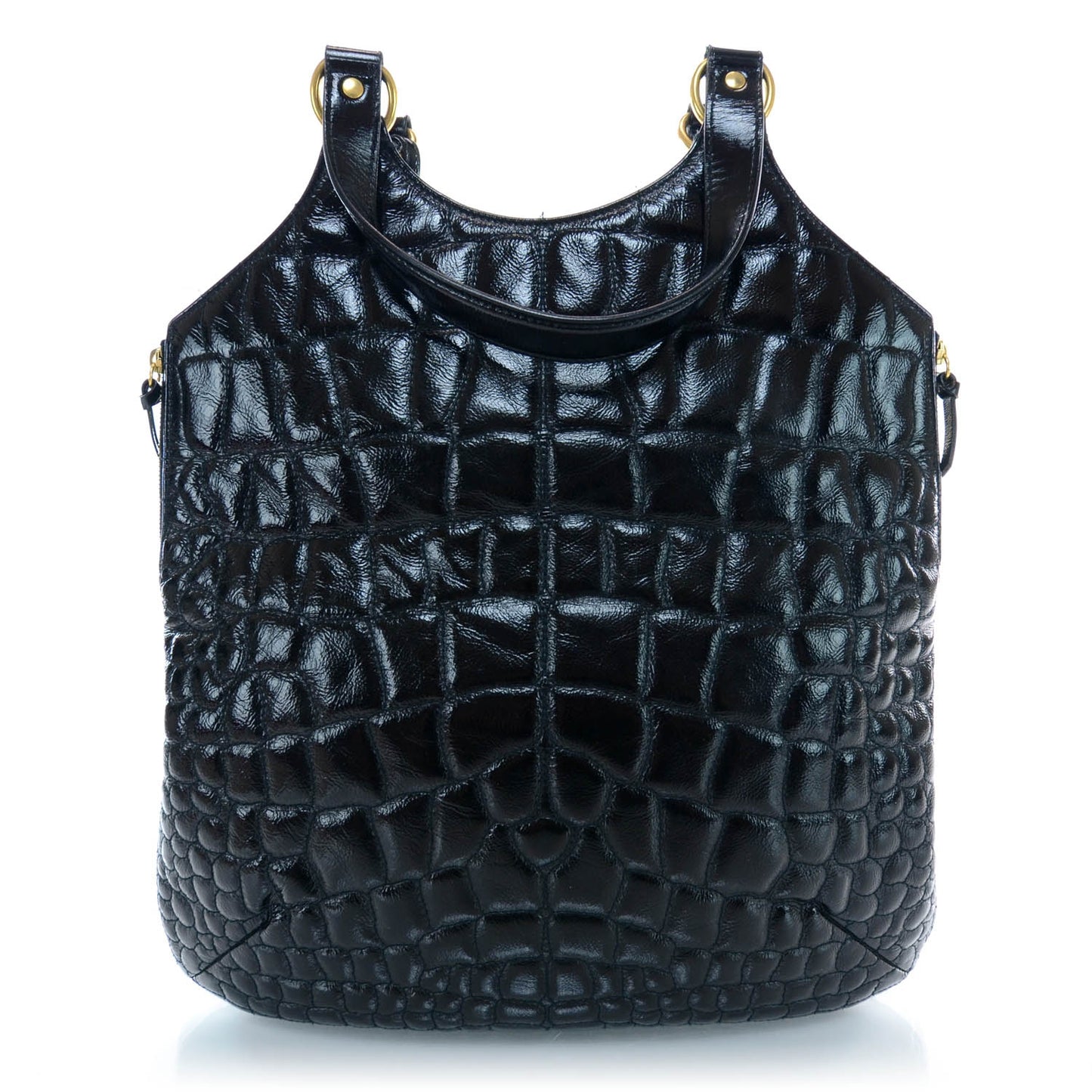 Patent Croc Tribute Black