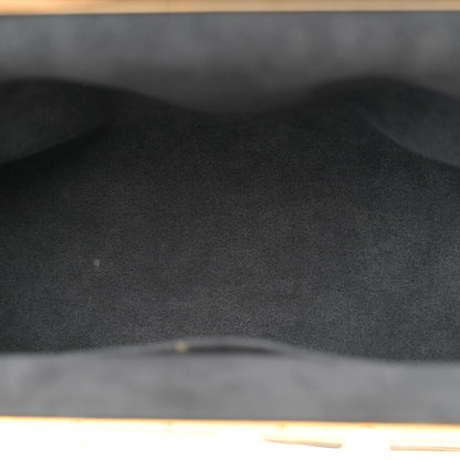 Louis Vuitton Calfskin Nanogram Embossed Clutch Black 5 of 10