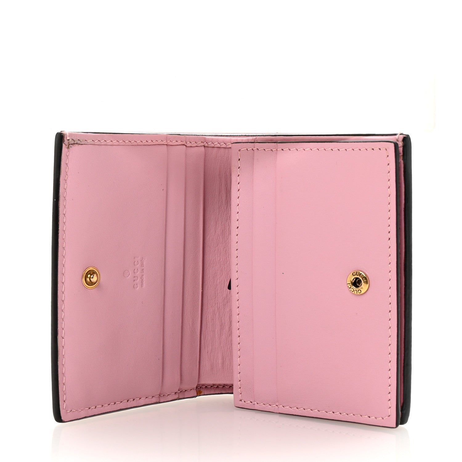 Gucci GG Supreme Monogram Strawberry Card Case 5 of 8