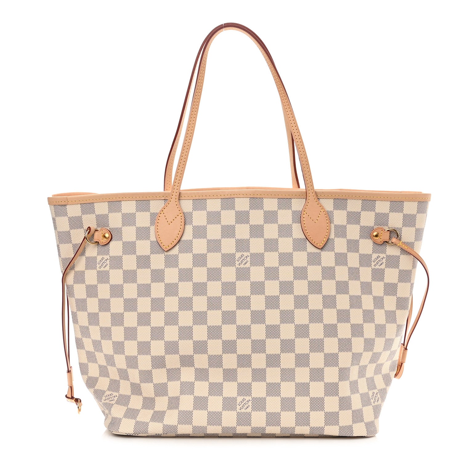 Louis Vuitton Damier Azur Neo Neverfull MM Rose Ballerine 1 of 12
