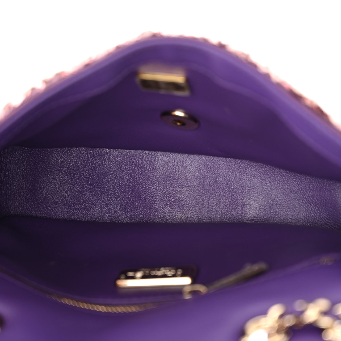 Gradient Sequin CC Small Single Flap Multicolor