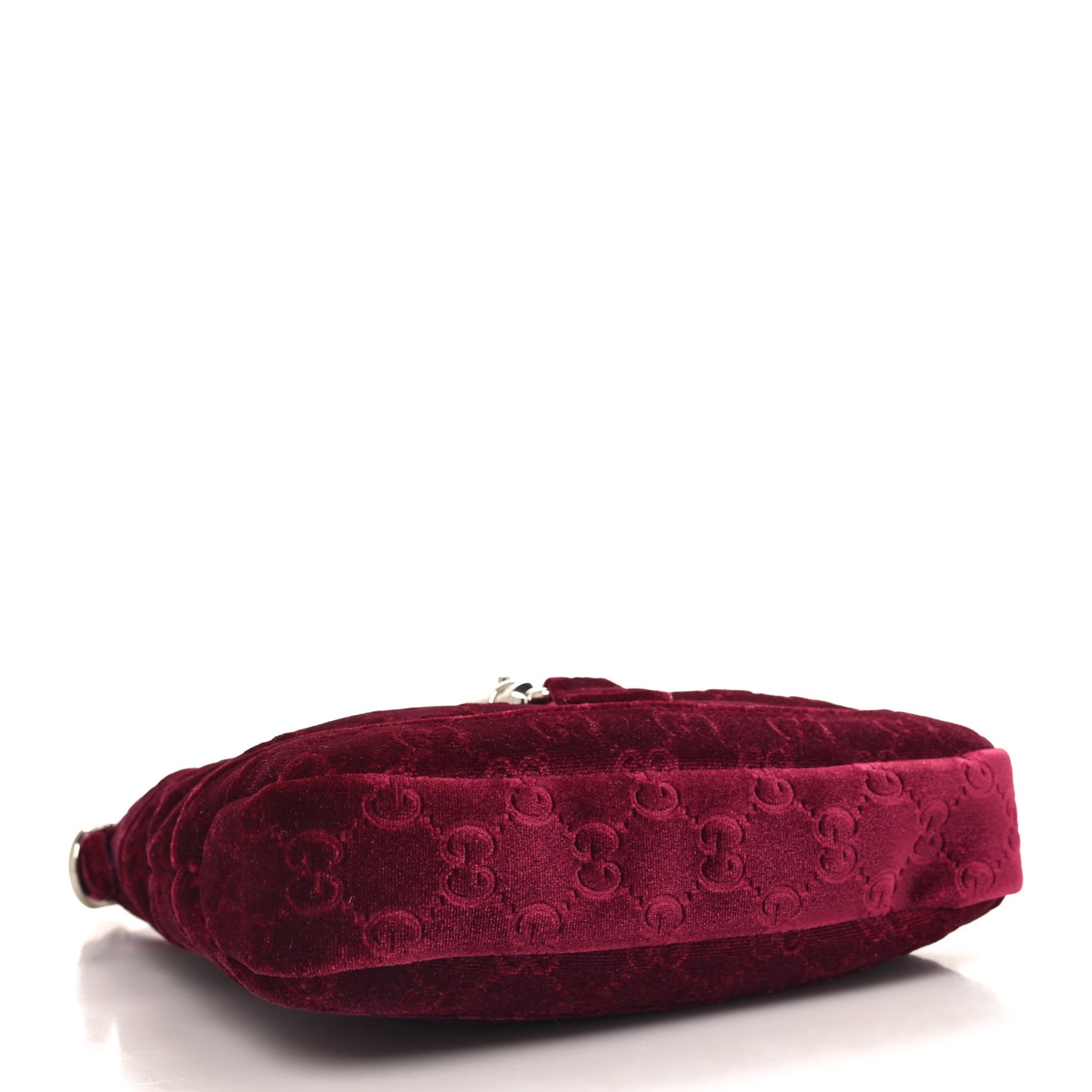 New Velvet Ashmir GG Monogram Small Jackie 1961 Hobo Red