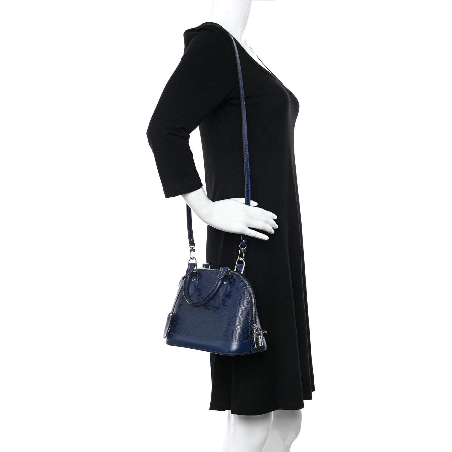 Louis Vuitton Epi Alma BB Indigo 2 of 10