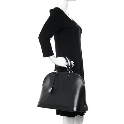 Louis Vuitton Epi Alma GM Black 2 of 16