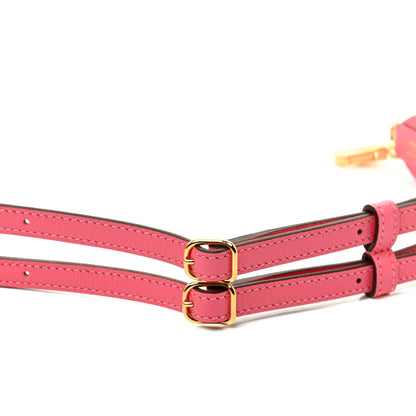 Hermes Epsom 35mm Harnachement Shoulder Strap Rose Azalee 5 of 6