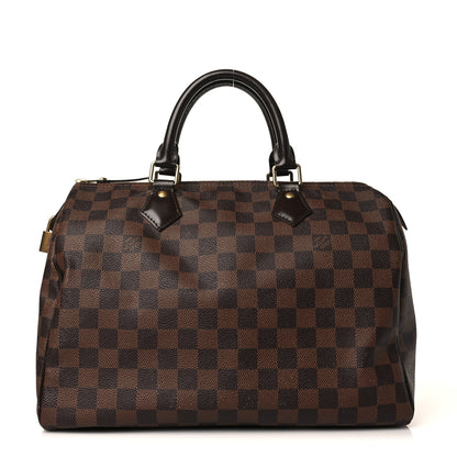 Louis Vuitton Damier Ebene Speedy 30 1 of 8