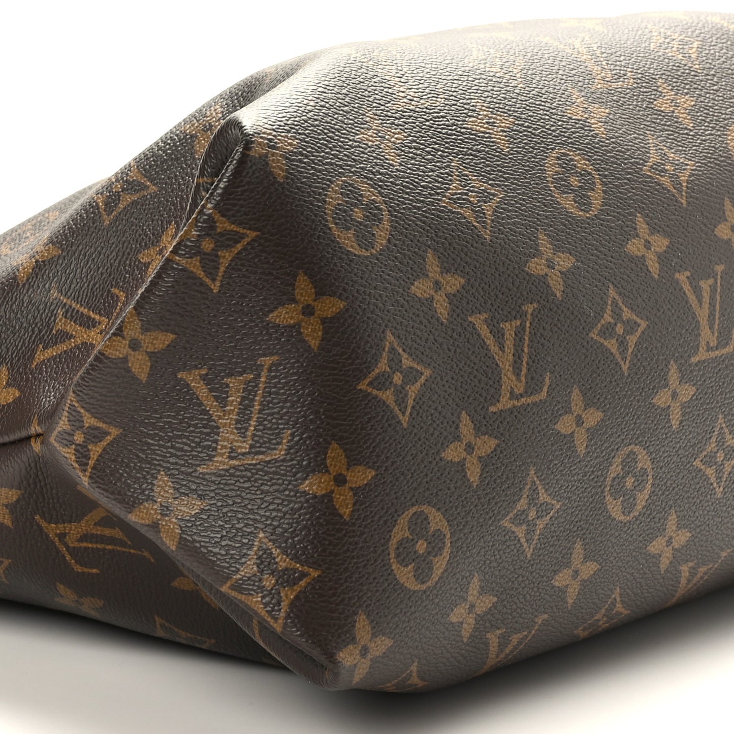 Monogram Flower Zipped Tote MM Black