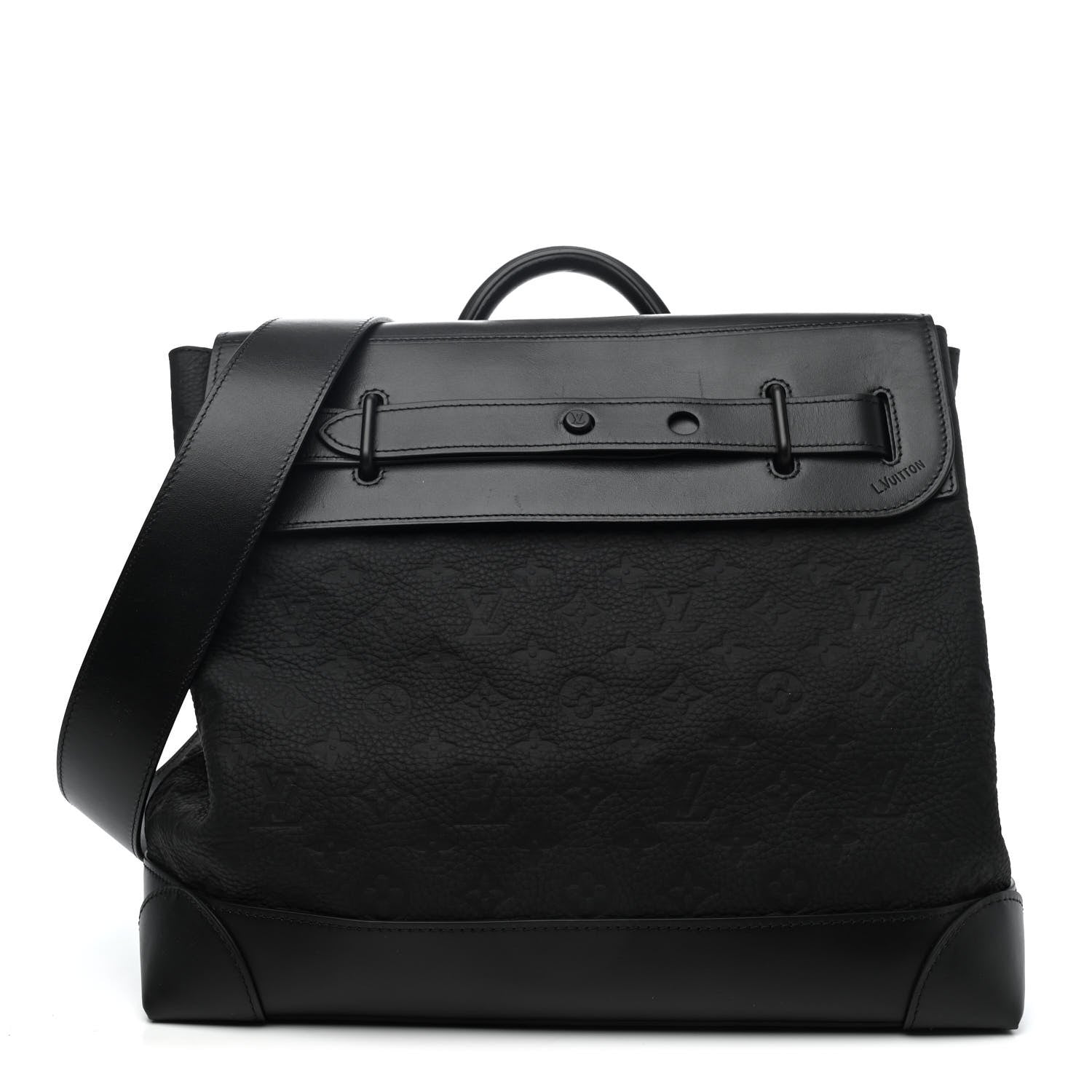Louis Vuitton Taurillon Monogram Steamer PM Black 1 of 4