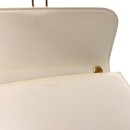 Saint Laurent Smooth Calfskin Carre Satchel Crema Soft 16 of 19