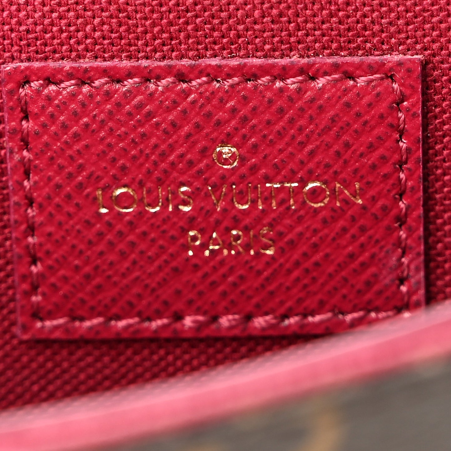 Monogram Pochette Felicie Chain Wallet Fuchsia