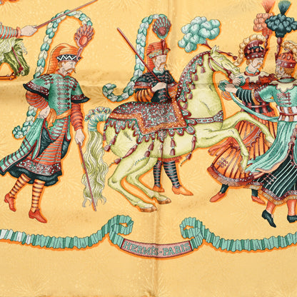 Hermes Silk Les Fetes du Roi Soleil Scarf 90 2 of 5