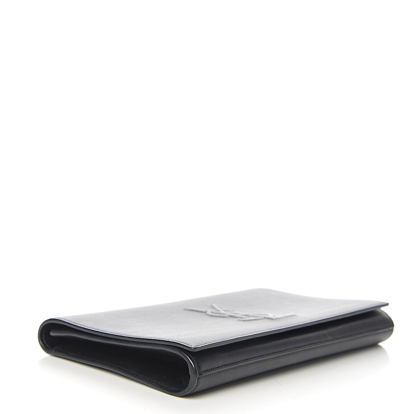 Calfskin Monogram Large Belle De Jour Clutch Black