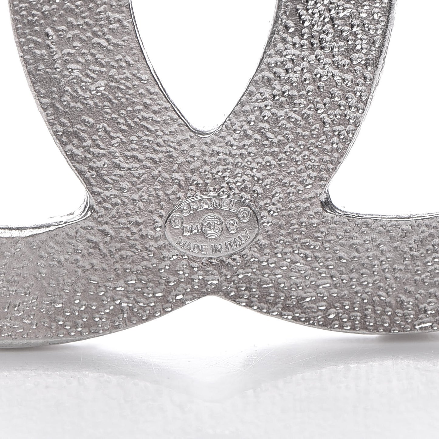 Crystal CC Brooch Silver