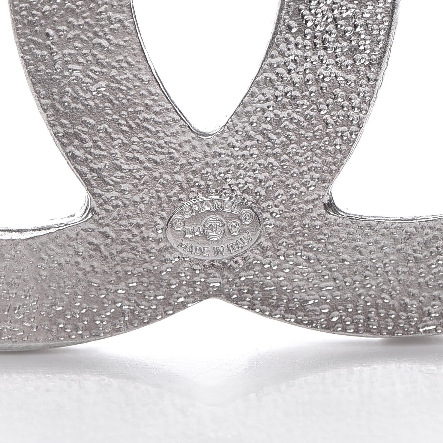 Chanel Crystal CC Brooch Silver 4 of 7