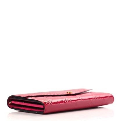 Louis Vuitton Vernis Sarah Wallet NM Rose Indien 4 of 11