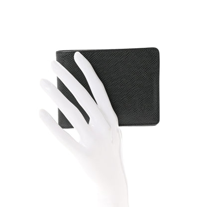 Louis Vuitton Taiga Slender Wallet Black 2 of 6