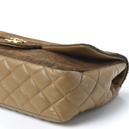 Chanel Pony Hair Lambskin Medium Paris Dallas Single Flap Brown 6 of 9