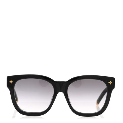 Louis Vuitton Acetate My Monogram Square Sunglasses Z1523E Black 2 of 7