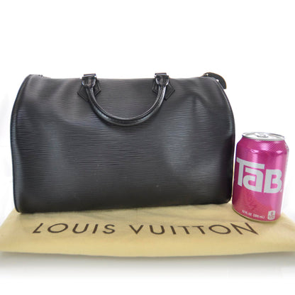 Louis Vuitton Epi Speedy 30 Black 3 of 7