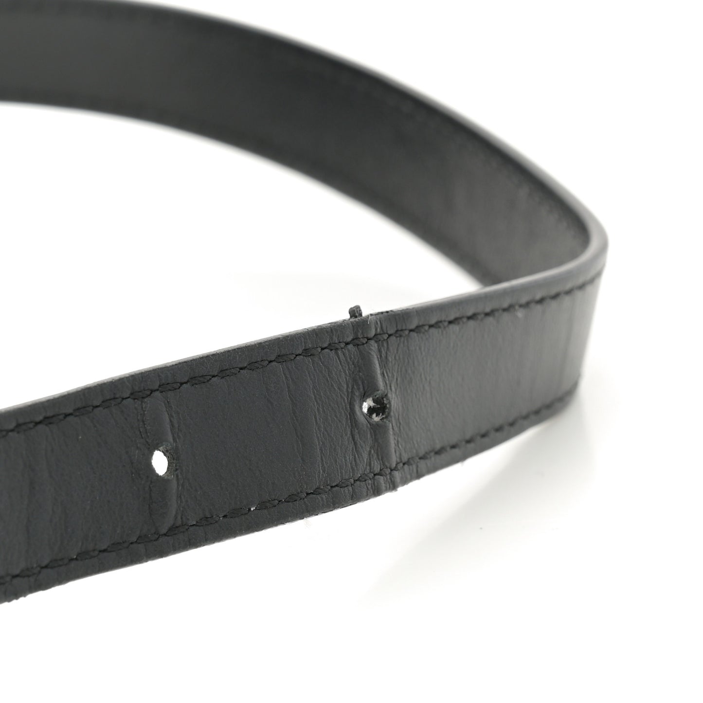 Calfskin Quilted CC Uniform Flap Belt Bag Black
