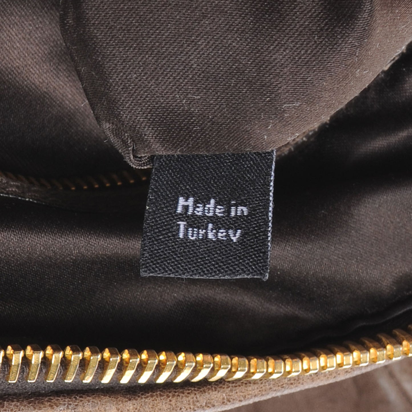 Nappa Chevron Grommet Tote