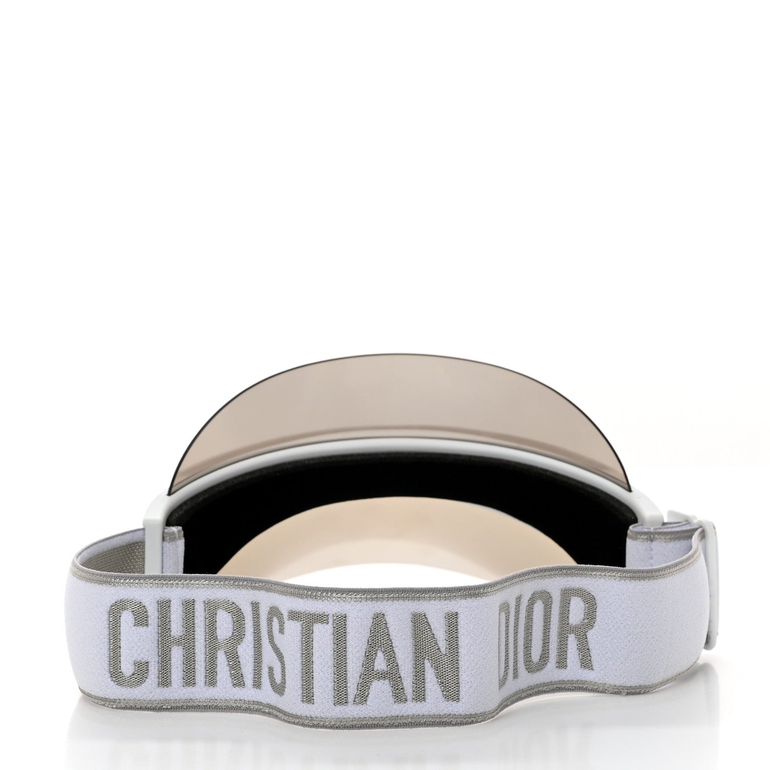 Christian Dior Mirrored DiorClub1 Sun Visor Grey 6 of 9