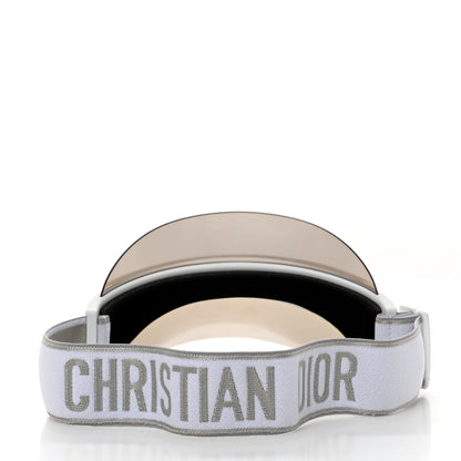 Christian Dior Mirrored DiorClub1 Sun Visor Grey 6 of 9