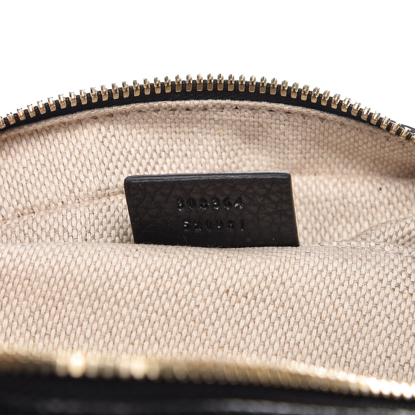 Pebbled Calfskin Small Soho Disco Bag Black