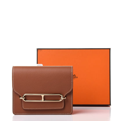 Hermes Evercolor Roulis Slim Wallet Gold 11 of 11