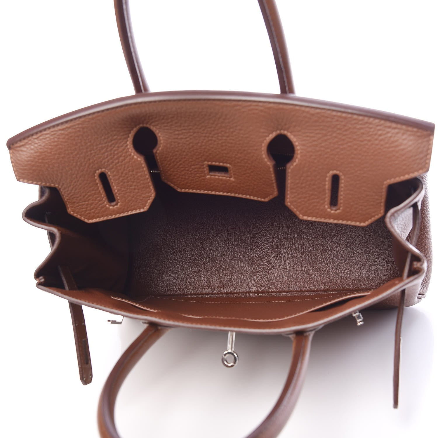 Hermes Taurillon Clemence Birkin 30 Marron D'Inde 5 of 14