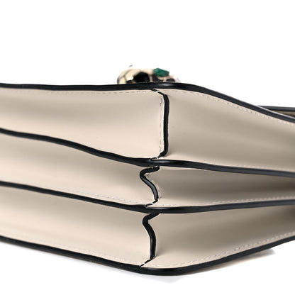 Bulgari Calfskin Serpenti Forever Top Handle White 8 of 15