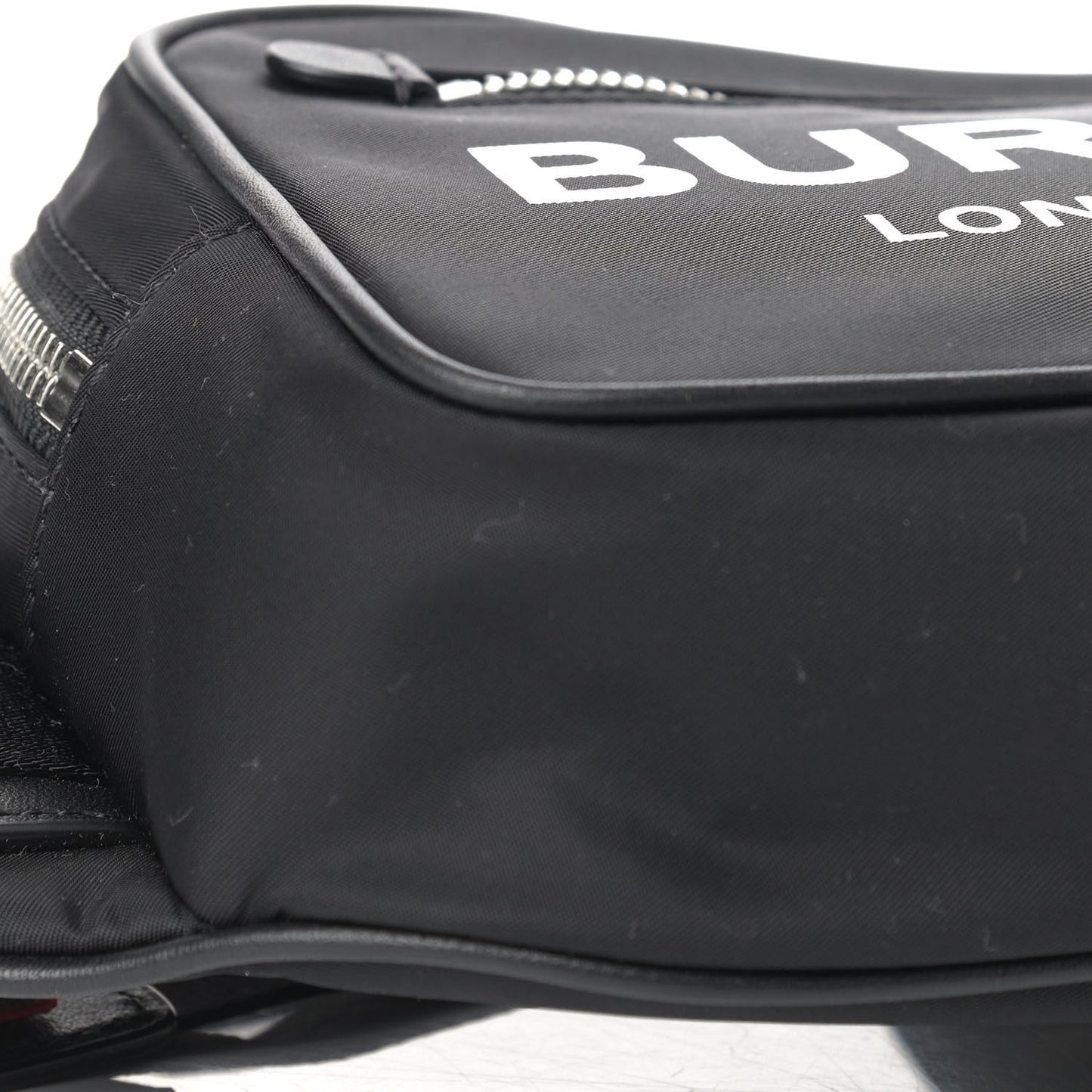 Econyl Logo Print Bum Bag Black