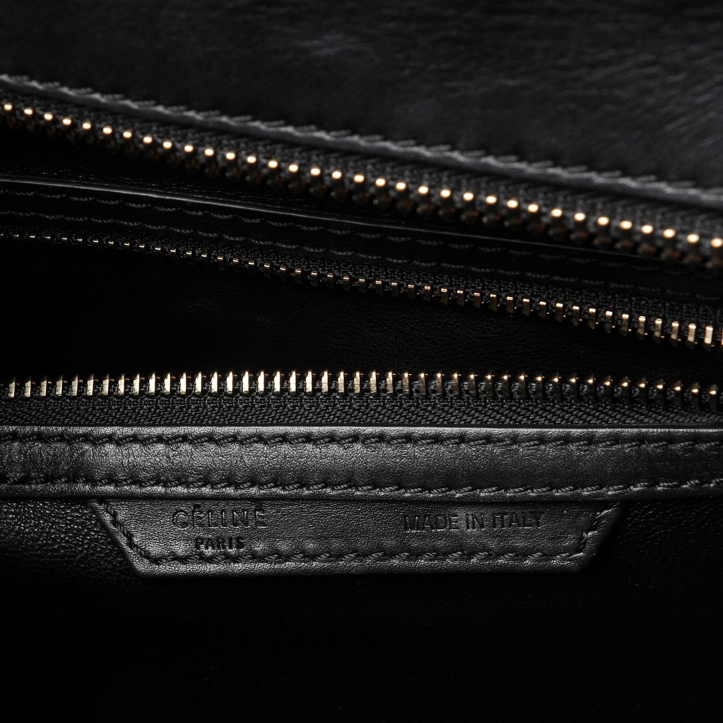 Smooth Calfskin Mini Luggage Black