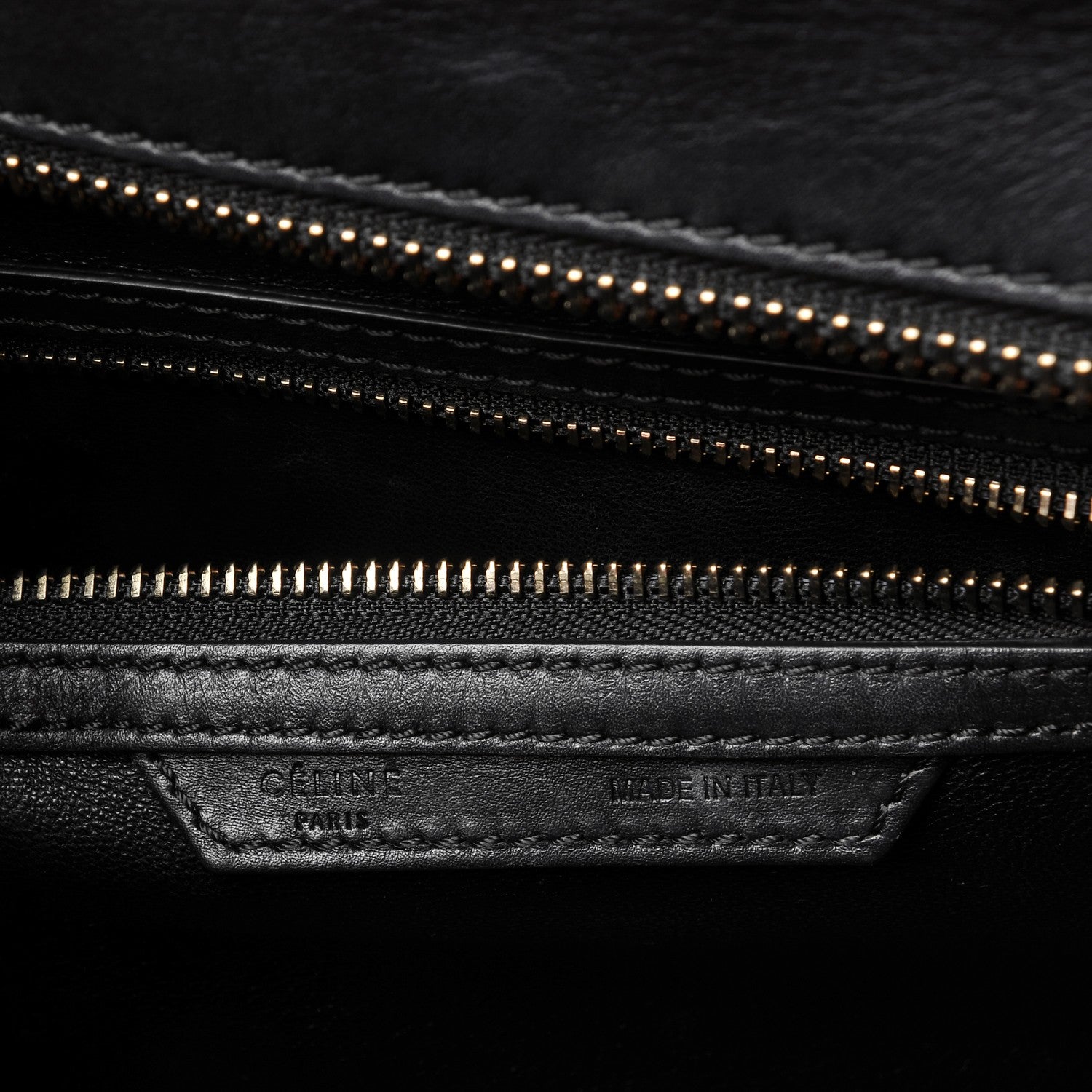 Celine Smooth Calfskin Mini Luggage Black 6 of 6