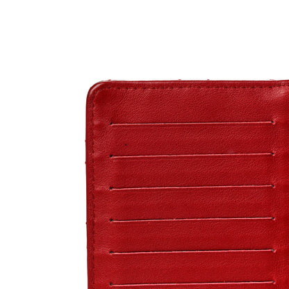 Chanel Patent Quilted Brilliant Yen Wallet Red 15 of 19