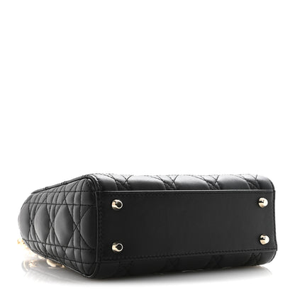 Christian Dior Lambskin Cannage Mini Lady Dior Black 4 of 14