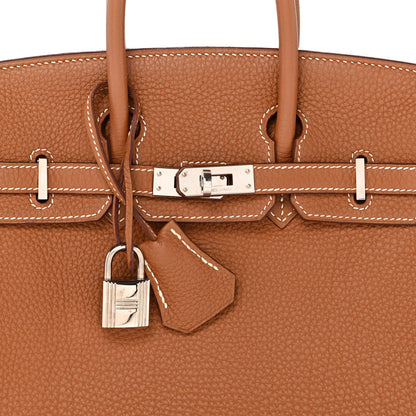 Hermes Togo Birkin 25 Gold 8 of 14