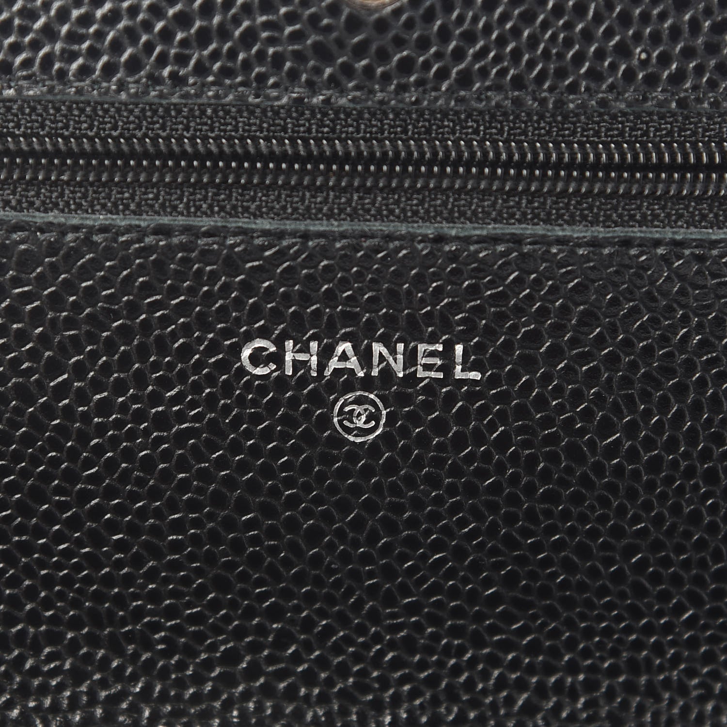 Chanel Caviar Quilted Wallet On Chain WOC Black 6 of 9