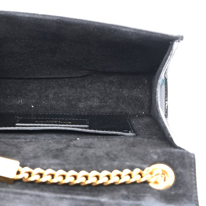 Saint Laurent Patent Small Classic Monogram Kate Tassel Satchel Black 5 of 10