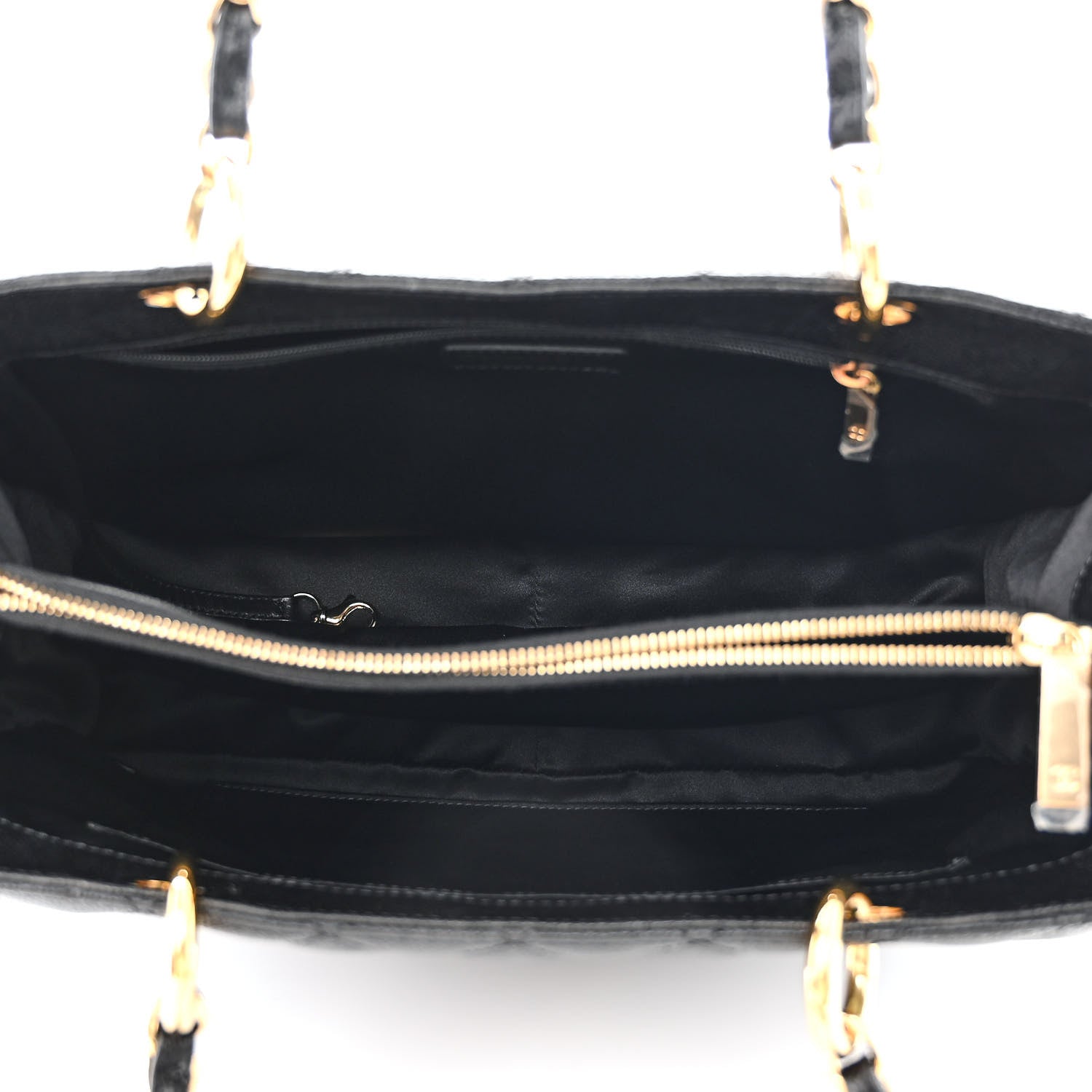 Chanel Caviar Quilted Grand Shopping Tote GST Black 5 of 11