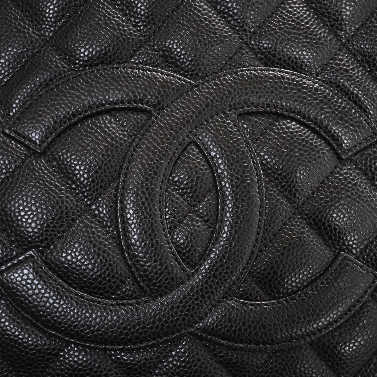 Chanel Caviar Quilted Grand Shopping Tote GST Black 9 of 9