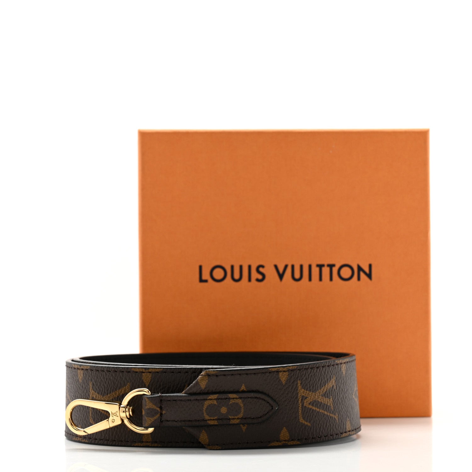 Louis Vuitton Monogram Bandouliere Shoulder Strap Black 5 of 5