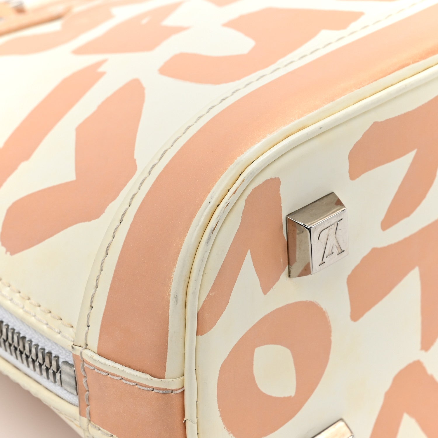 Louis Vuitton Graffiti Alma MM Peach 15 of 19