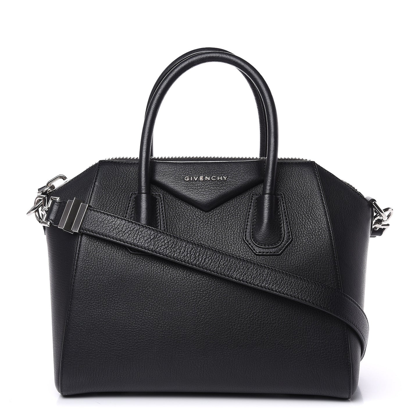 Sugar Goatskin Small Antigona Black