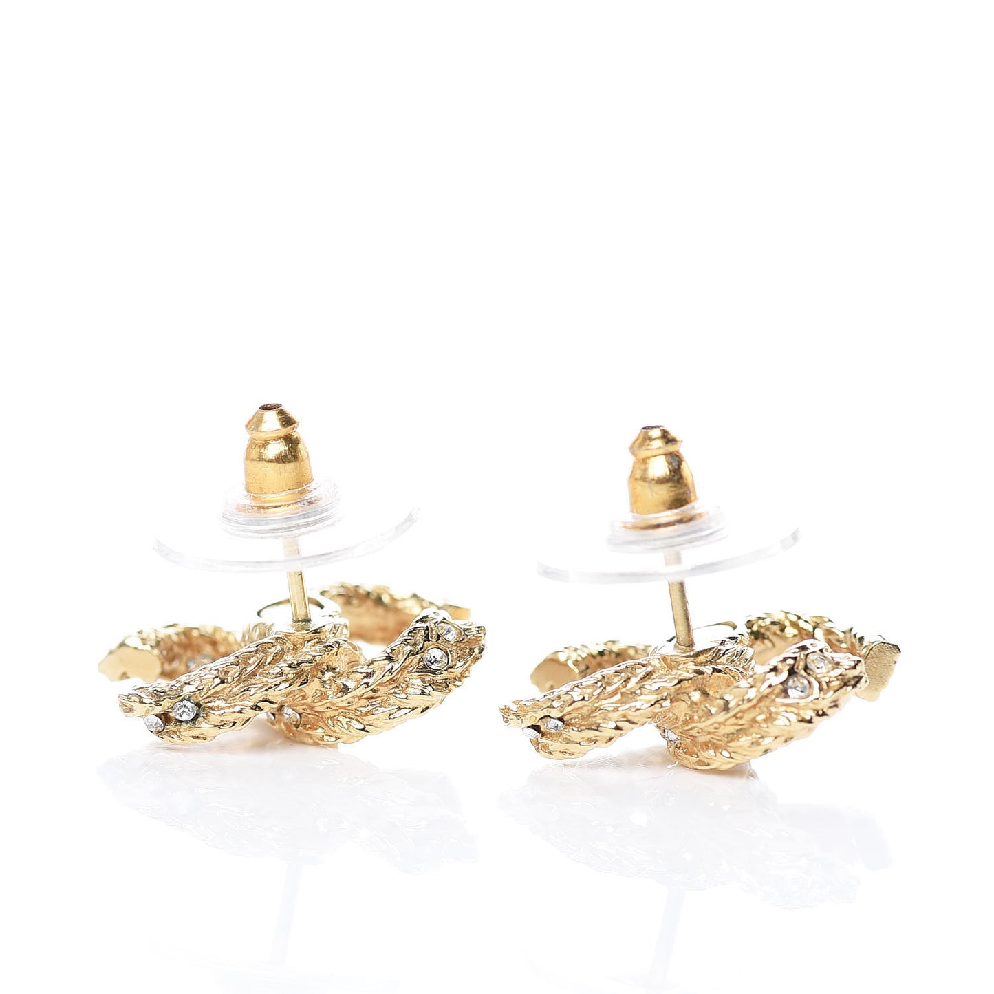 Twisted CC Earrings Gold