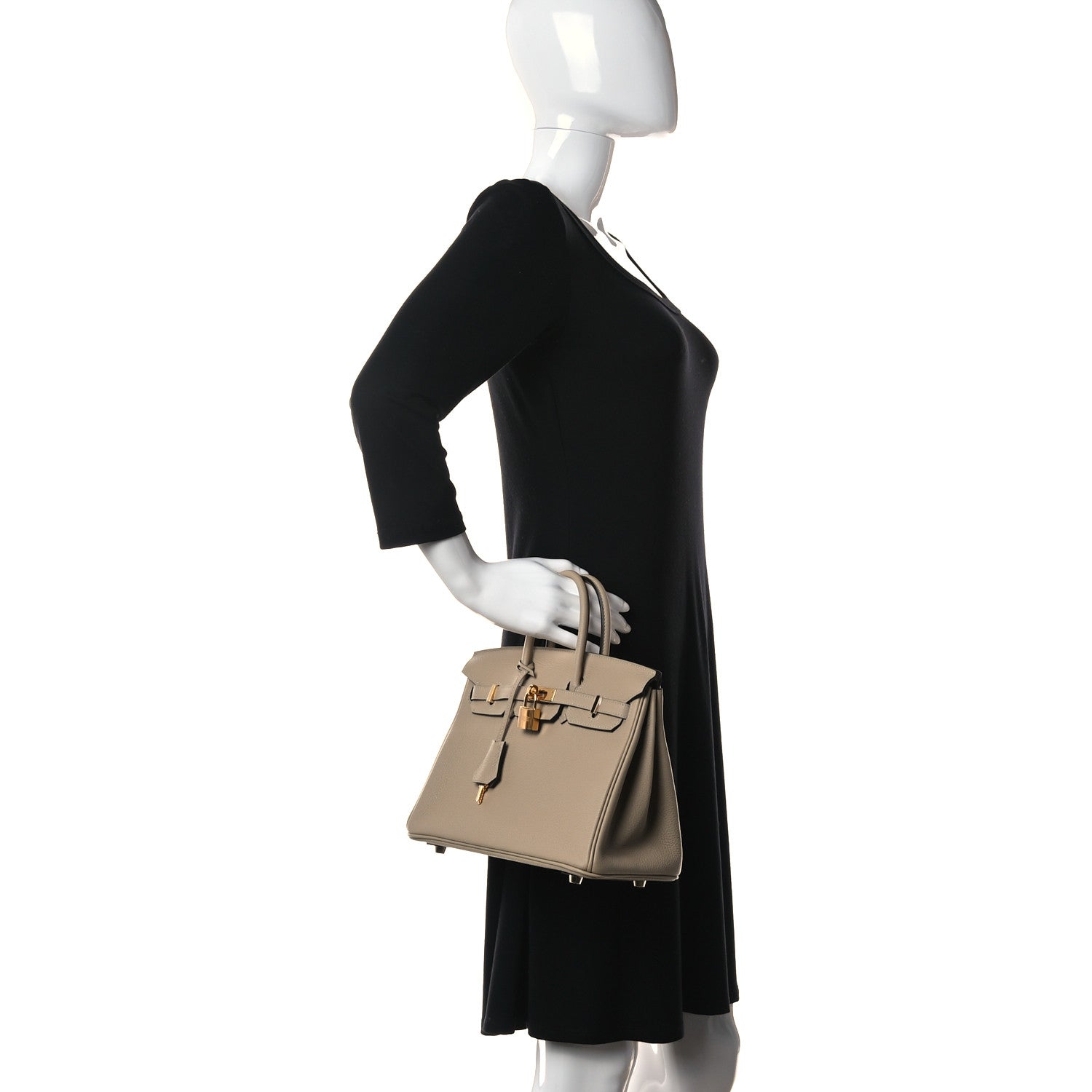 Hermes Togo Birkin 25 Trench 2 of 34